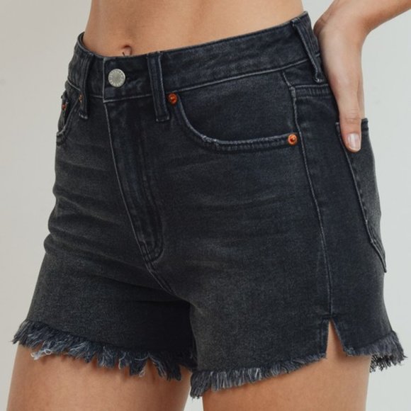 NWT Hight rise black shorts - Picture 2 of 3